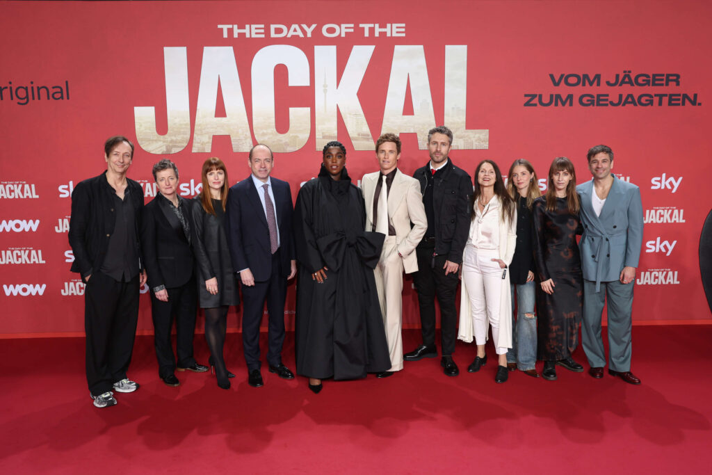 Red Carpet of The Day of the Jackal Premiere in Berlin with Cast and Producers, Jan-Martin Müller, Eddie Redmayne